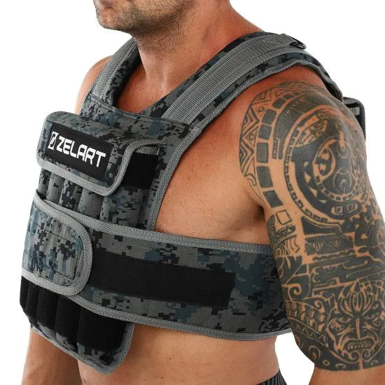 Жилет обтяжувач з регулюванням ваги Zelart WEIGTH VEST 15 кг