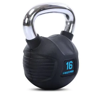 Гиря 16 кг з гумовим покриттям LiveUp LP8043-16