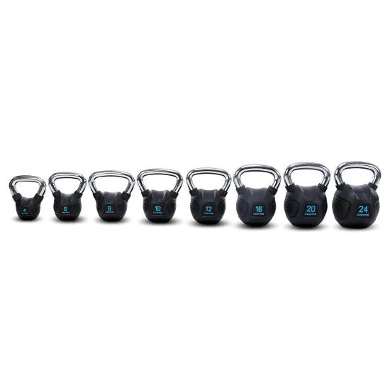Гиря 16 кг с резиновым покрытием LiveUp LP8043-16