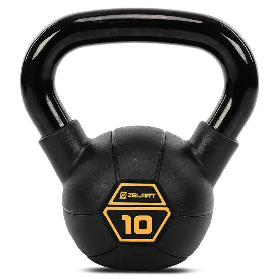 Гиря 10 кг с PVC покрытием стальная Mdbuddy TA-5428