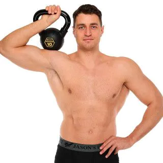 Гиря 10 кг з PVC покриттям сталева Mdbuddy TA-5428