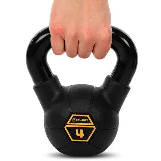 Гиря 4 кг з PVC покриттям сталева Mdbuddy TA-5428