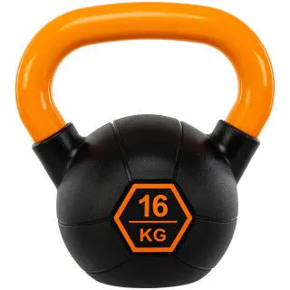 Гиря 16 кг з гумовим покриттям LiveUp Urethane competition kettlebell