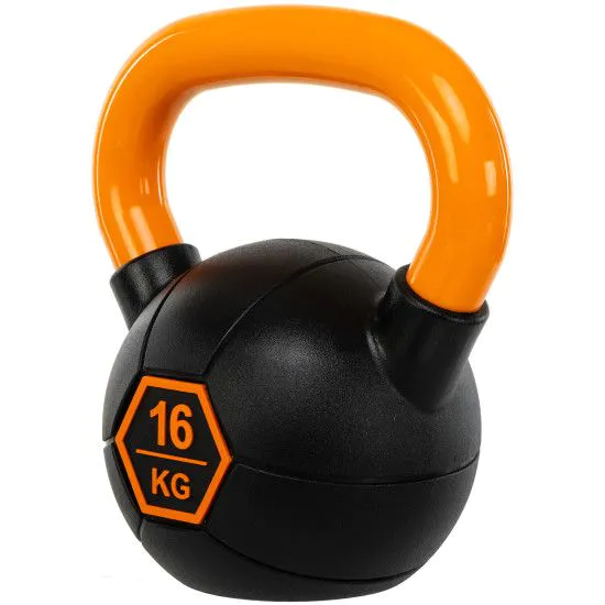 Гиря 16 кг с резиновым покрытием LiveUp Urethane competition kettlebell