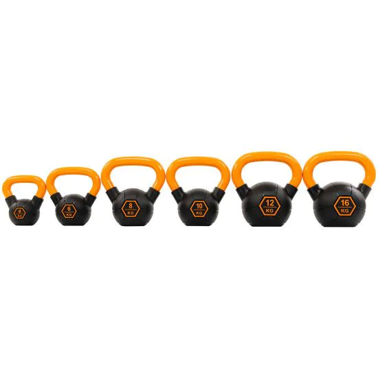 Гиря 8 кг з гумовим покриттям LivePro Urethane competition kettlebell