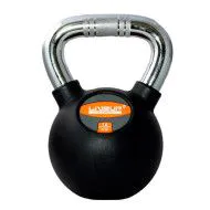 Гиря 16 кг LiveUp RUBBER KETTEL DUMBELL