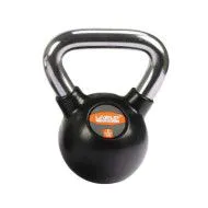 Гиря 8 кг LiveUp RUBBER KETTEL DUMBELL