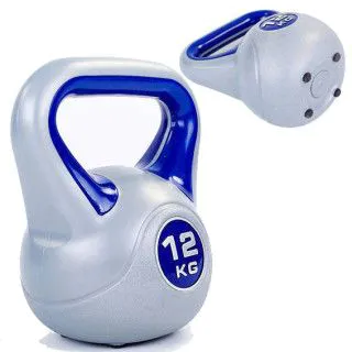 Гиря пластикова 12 кг PLASTIC KETTEL BELL