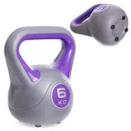 Гиря пластикова 6 кг PLASTIC KETTEL BELL