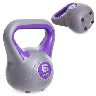 Гиря пластикова 6 кг PLASTIC KETTEL BELL