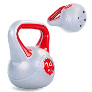 Гиря пластикова 14 кг PLASTIC KETTEL BELL