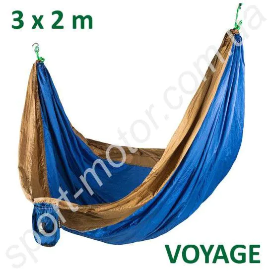 Гамак GreenCamp VOYAGE парашутний шовк 3х2м