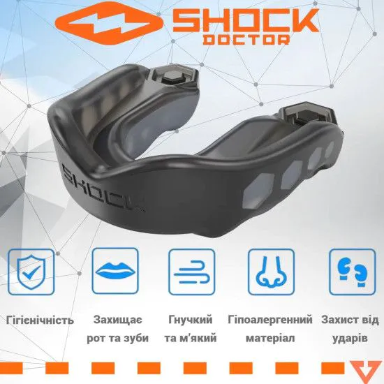 Капа Shock Doctor Gel Max Black