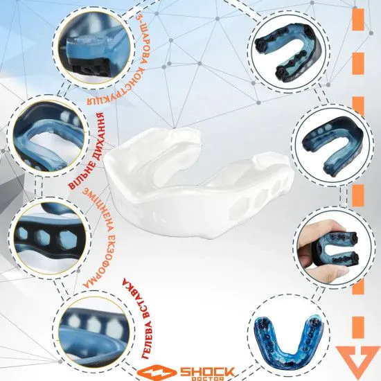 Капа Shock Doctor Gel Max White