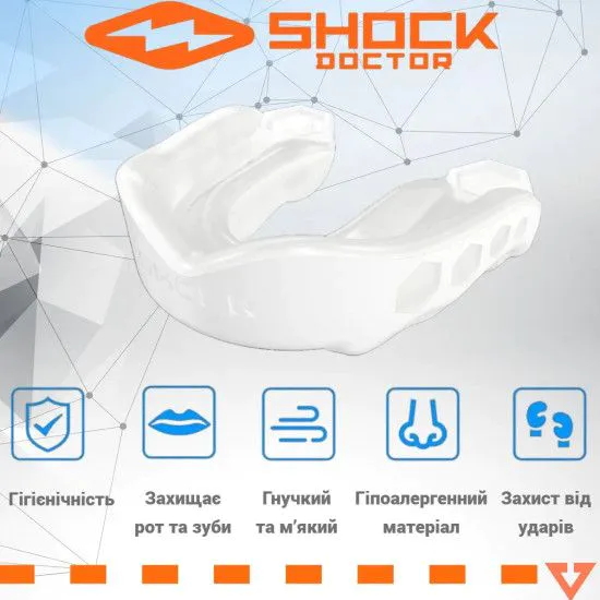 Капа Shock Doctor Gel Max White