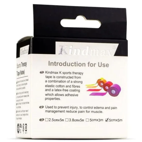 Кінезіо тейп Kindmax 5 см х 5 м