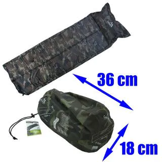 Килимок самонадувний CATTARA NAVY з подушкою (183 x 58 x 2,5 см)