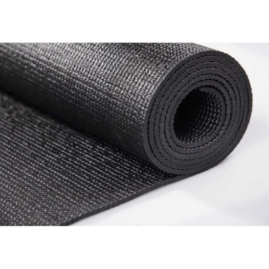Килимок LiveUp Yoga Mat Total Black 4 мм