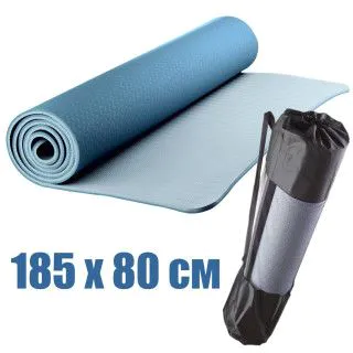Килимок для йоги та фітнесу YNIZ TPE 185 х 80 см