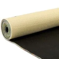Килимок каучуковий Yoga mat 3 мм Джутовий Мандала Чакри