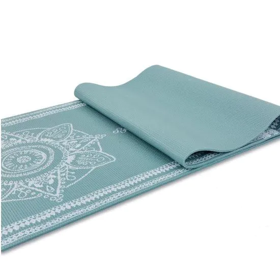 Килимок для занять Yoga mat FLOWER PVC 4 мм