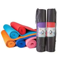 Килимок Yoga mat GreenCamp PVC 6 мм з чохлом