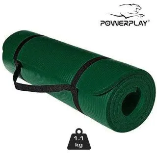 Килимок для йоги та фітнесу PowerPlay 4151 NBR 15 мм