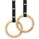 Кільця гімнастичні для Кросфіту WOODEN GYM RINGS EZOUS