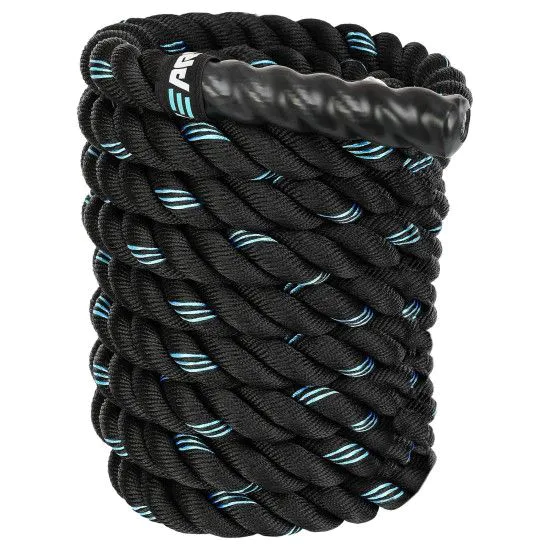Канат для кроссфіта LiveUp (LivePro) BATTLE ROPE BLACK 12 м