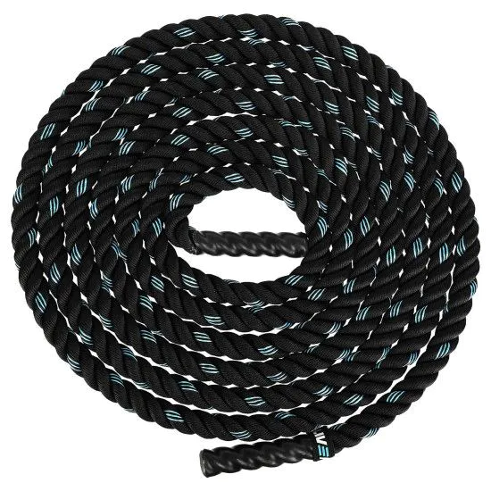 Канат для кроссфіта LiveUp (LivePro) BATTLE ROPE BLACK 12 м