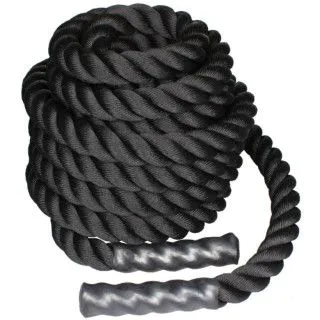Канат для кроссфіта LiveUp BATTLE ROPE BLACK 12 м