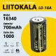Акумулятор 16340 LiitoKala Lii-16A 700mAh