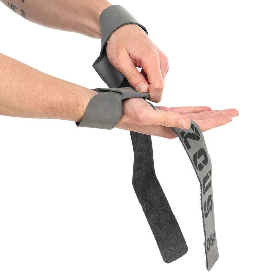 ШКІРЯНІ лямки EZOUS LEATHER LIFTING STRAP 