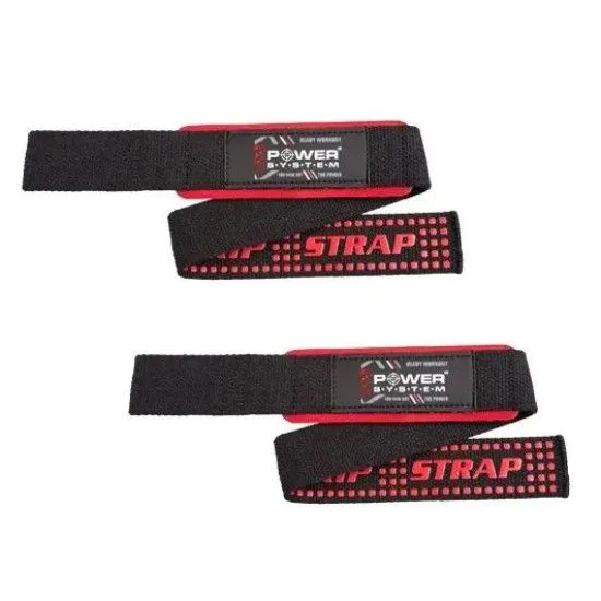 Лямки Power System PS-3430 XTR-Grip Straps з гумовим покриттям