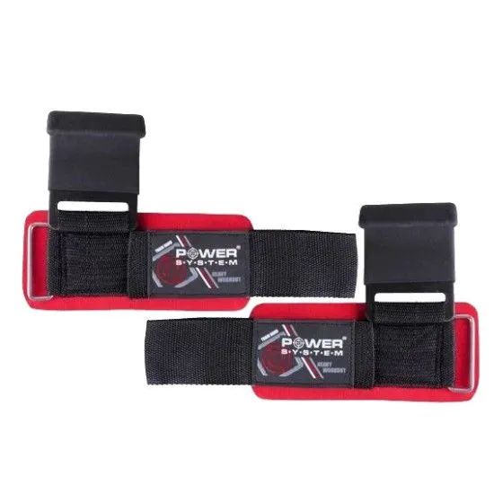 Гак для ТЯГИ НА ЗАП'ЯСТЯ POWER SYSTEM HARDCORE HOOKS PS-3310