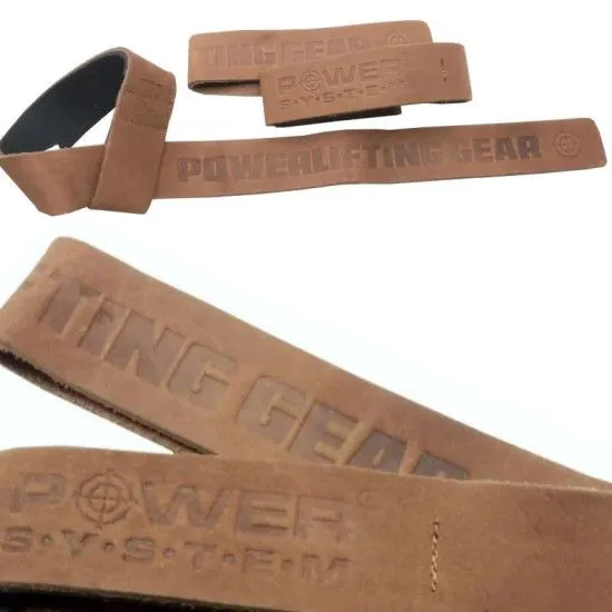 КОЖАНЫЕ ЛЯМКИ POWER SYSTEM LEATHER STRAPS PS-3320 