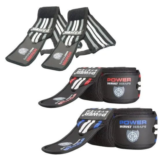 Кистьові бинти Power System Wrist Wraps PS-3500