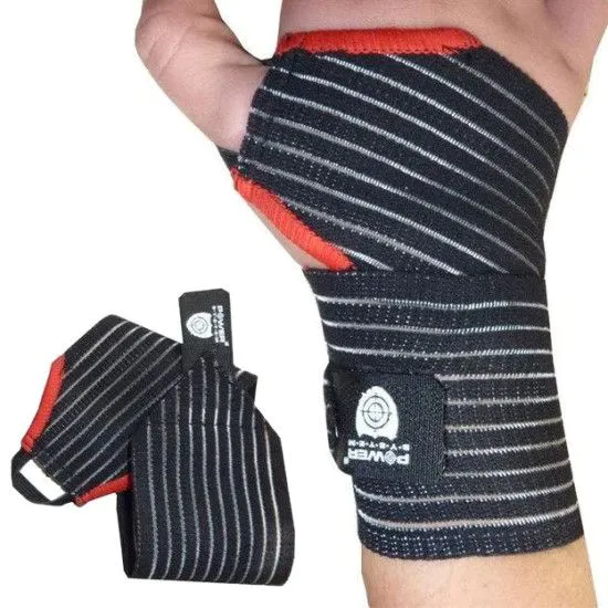 Кистьовий бинти POWER SYSTEM ELASTIC WRIST SUPPORT PS-6000