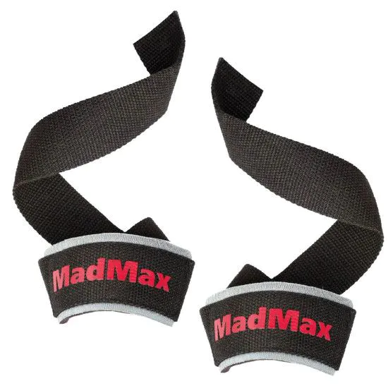 Лямки для тяги MadMax MFA-267 PWR Straps Black/Grey/Red