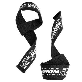 Лямки для тяги MadMax Camo Power Wrist Straps Camo/White