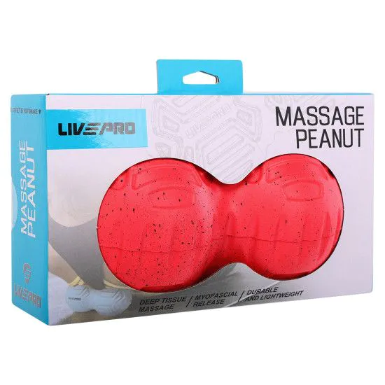М'яч масажний подвійний LivePRO Duoball Peanut massage ball 194 x 106 мм