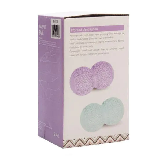 Масажер для спини DuoBall MASSAGE BALL (19 х 10 см) EVA