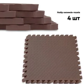 Розбірний килимок EasyFit SwallowTail 120 х 120 см коричневий