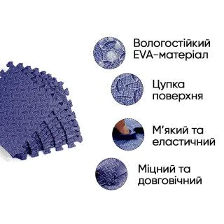 Розбірної килимок EasyFit 120 х 60 см