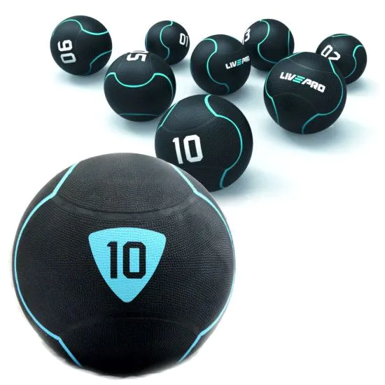 Медбол з відскоком Livepro SOLID MEDICINE BALL 10 кг