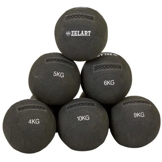 Мяч для кроссфита WALL BALL в кевларовой оболочке от 3 до 10 кг