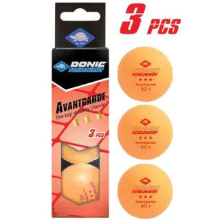 Кульки для настільного тенісу DONIC Avantgarde 3* 40+ orange