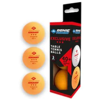Кулі для настільного тенісу DONIC EXCLUSIVE (Advantgarde) 3* 40+ orange