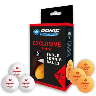 Кульки для настільного тенісу Donic EXCLUSIVE (Advantgarde) 3* 40+ 6шт 