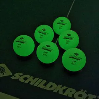 Кулі для настільного тенісу Donic Glow in the dark люмінесцентні